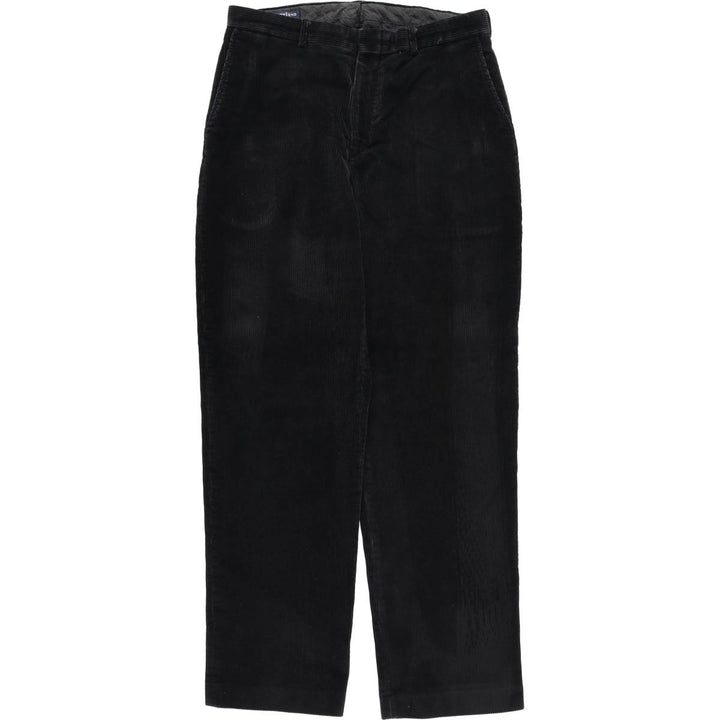 LANDS' END Corduroy Pants Men's Size W34 cotton navy blue type Vintage Second Hand