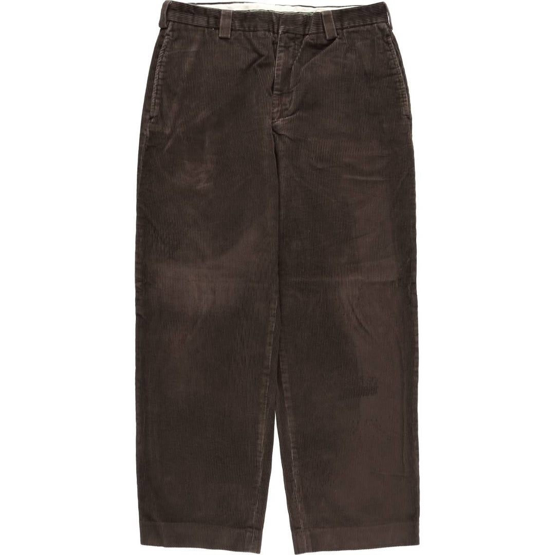 LLBean Natural Fit Corduroy Pants, Men's, Size 34 cotton brown type Vintage Second Hand