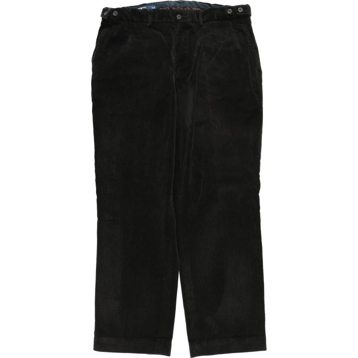Ralph Lauren Polo by Ralph Lauren Men's Corduroy Pants, Size W34 cotton black type Vintage Second Hand