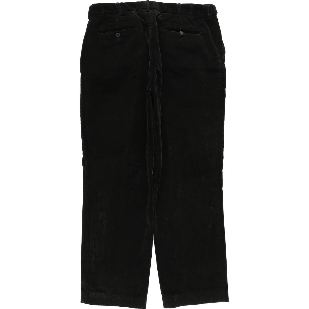 Ralph Lauren Polo by Ralph Lauren Men's Corduroy Pants, Size W34 cotton black type Vintage Second Hand