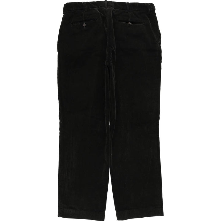 Ralph Lauren Polo by Ralph Lauren Men's Corduroy Pants, Size W34 cotton black type Vintage Second Hand