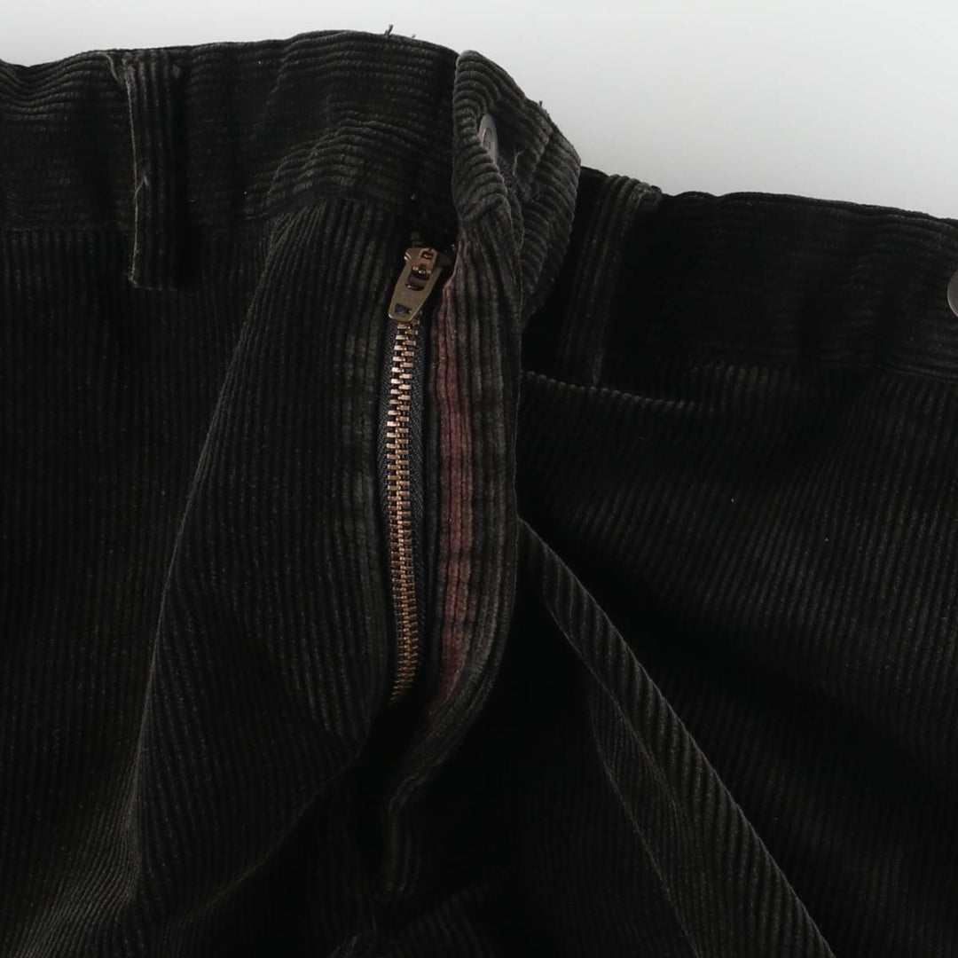 Ralph Lauren Polo by Ralph Lauren Men's Corduroy Pants, Size W34 cotton black type Vintage Second Hand