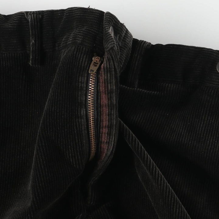 Ralph Lauren Polo by Ralph Lauren Men's Corduroy Pants, Size W34 cotton black type Vintage Second Hand