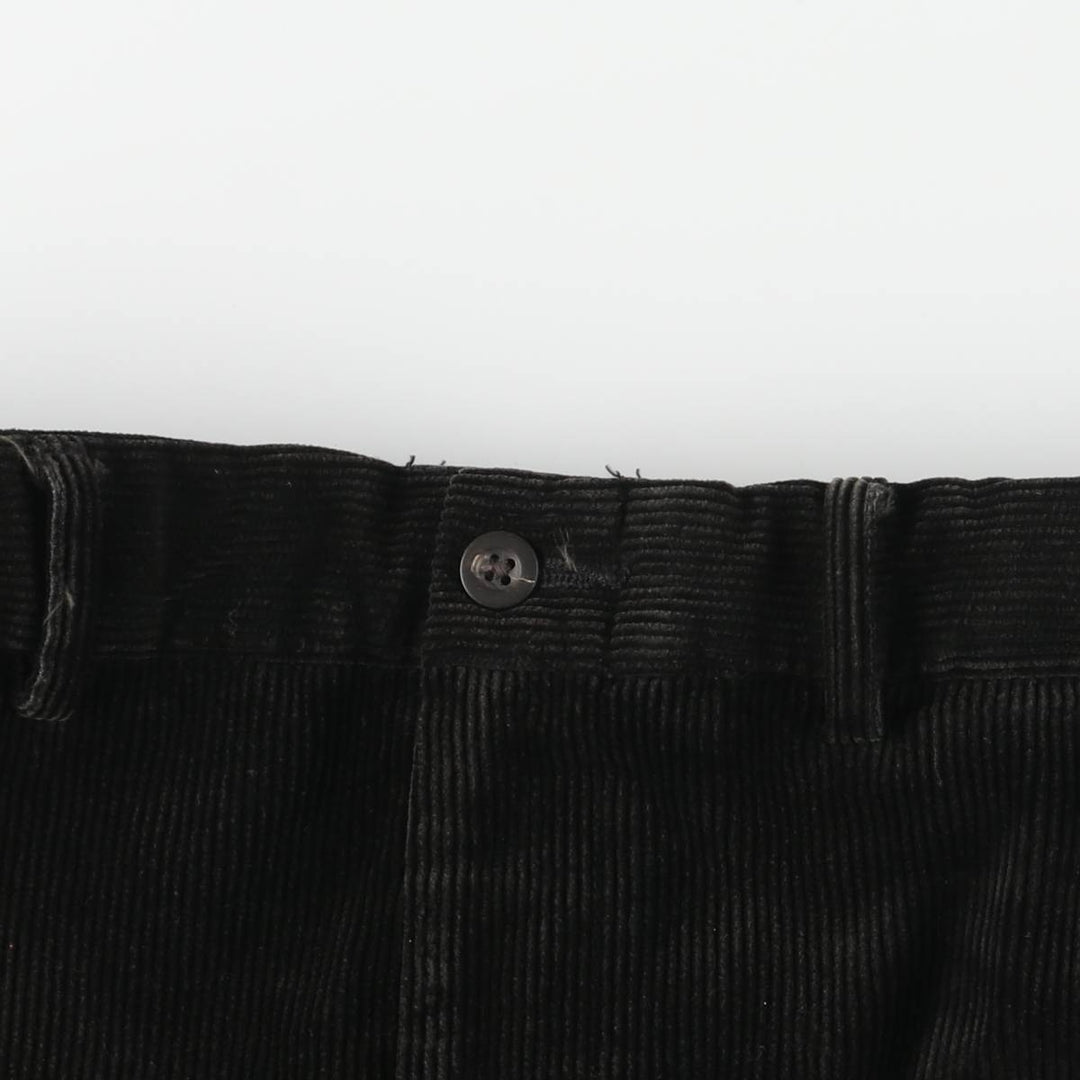 Ralph Lauren Polo by Ralph Lauren Men's Corduroy Pants, Size W34 cotton black type Vintage Second Hand