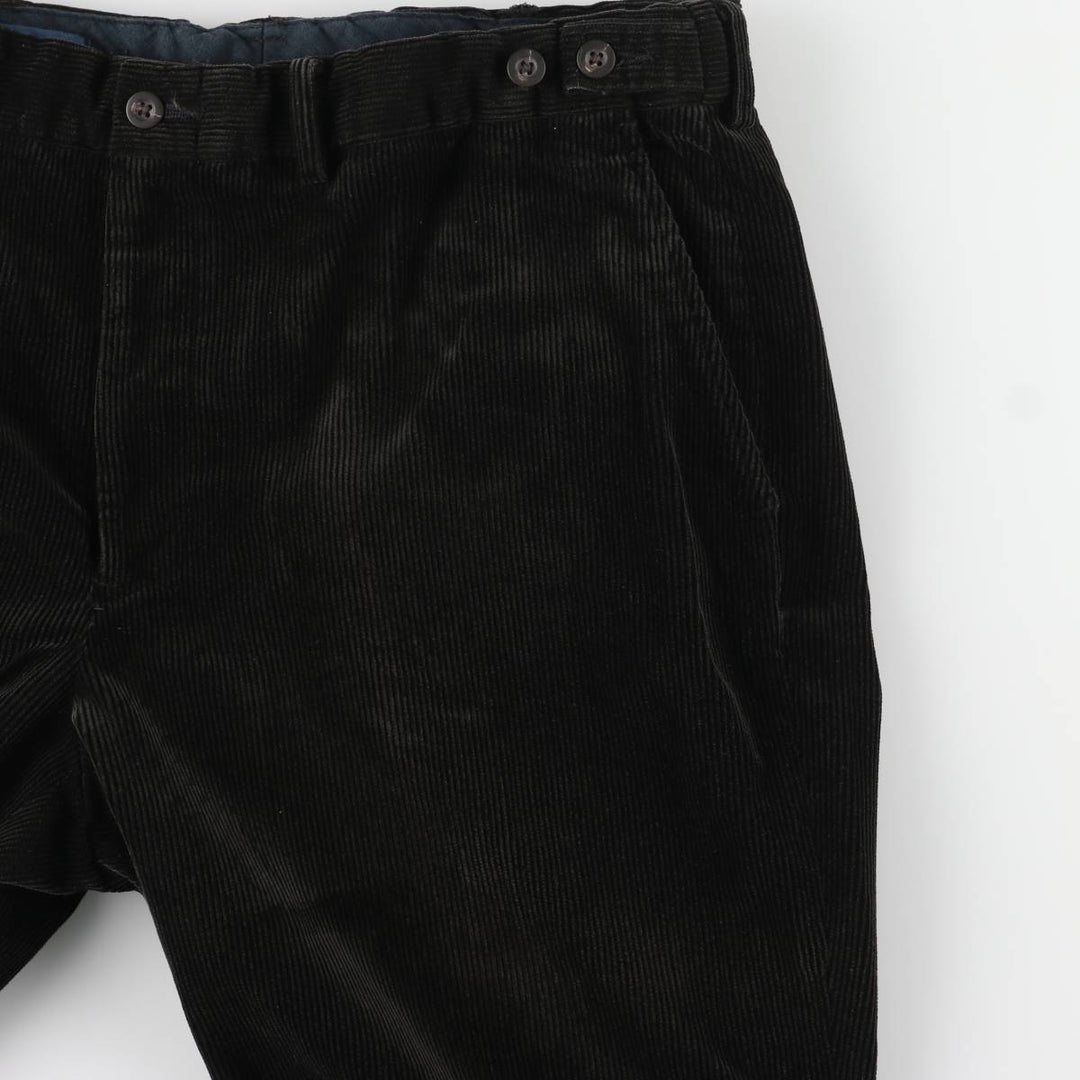 Ralph Lauren Polo by Ralph Lauren Men's Corduroy Pants, Size W34 cotton black type Vintage Second Hand