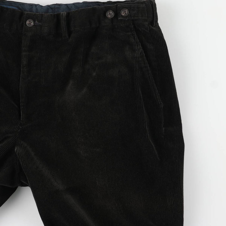 Ralph Lauren Polo by Ralph Lauren Men's Corduroy Pants, Size W34 cotton black type Vintage Second Hand