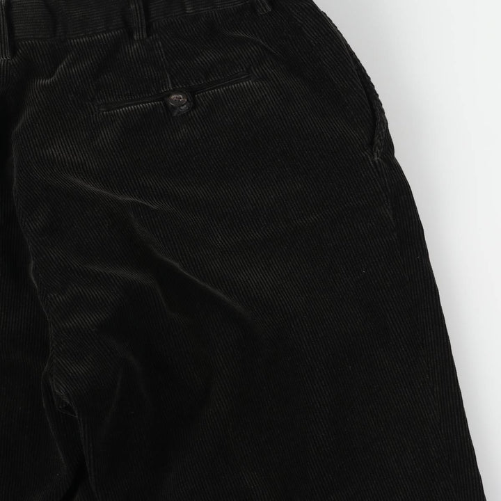 Ralph Lauren Polo by Ralph Lauren Men's Corduroy Pants, Size W34 cotton black type Vintage Second Hand