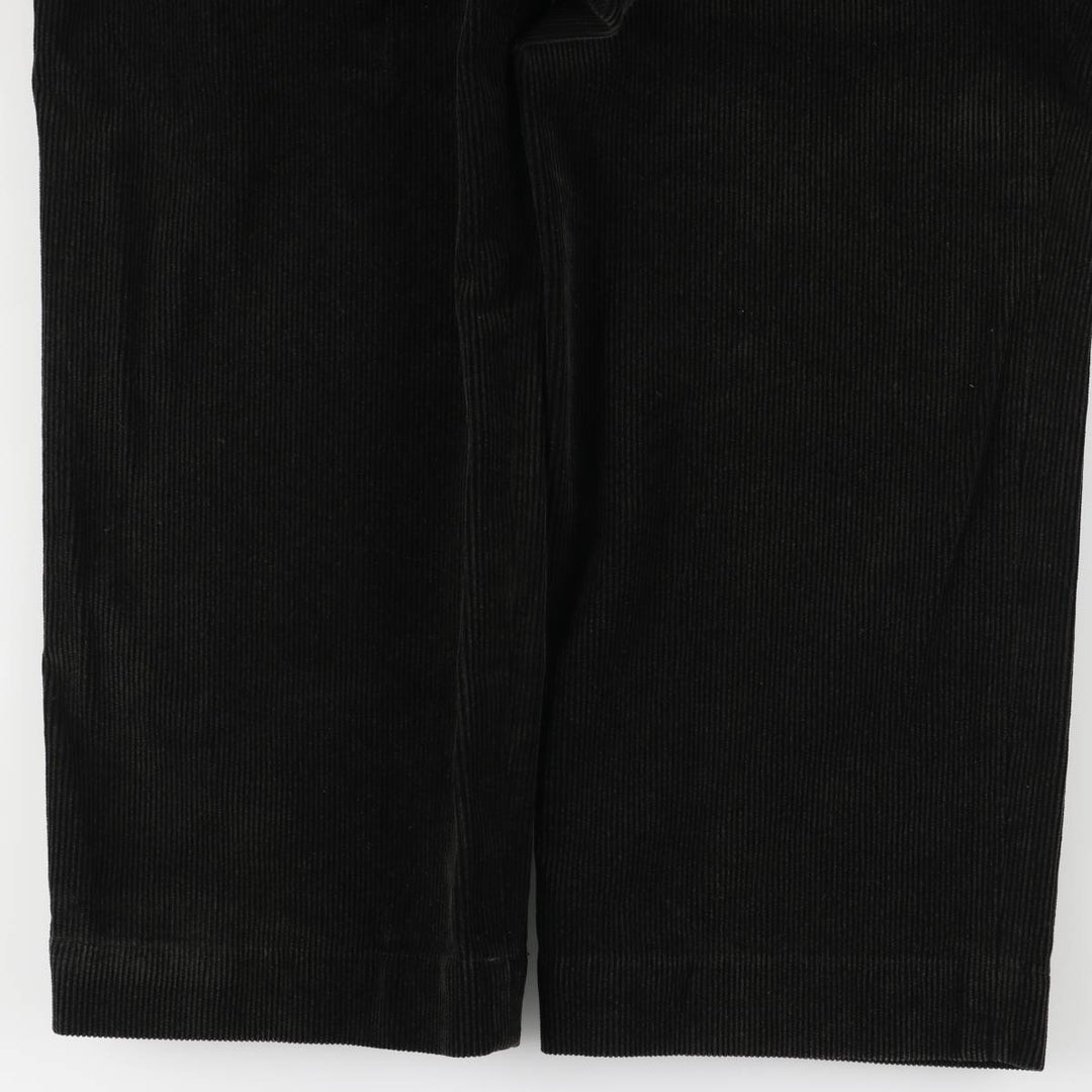Ralph Lauren Polo by Ralph Lauren Men's Corduroy Pants, Size W34 cotton black type Vintage Second Hand