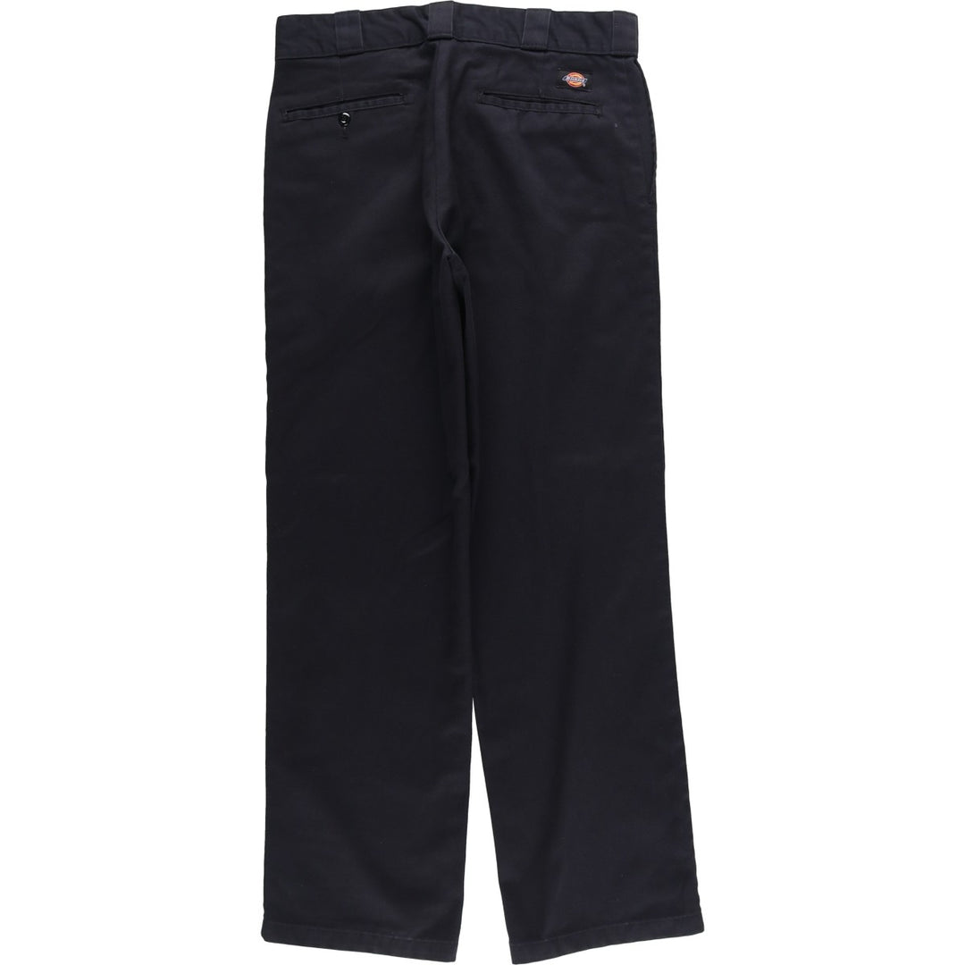 Dickies 874 Original Fit Work Pants for Men, W32 equivalent polyester navy blue type Vintage Second Hand