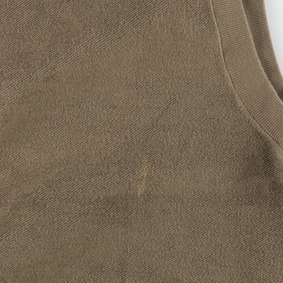 Reebok Golf V-neck sweat vest, men's size L cotton brown type Vintage Second Hand
