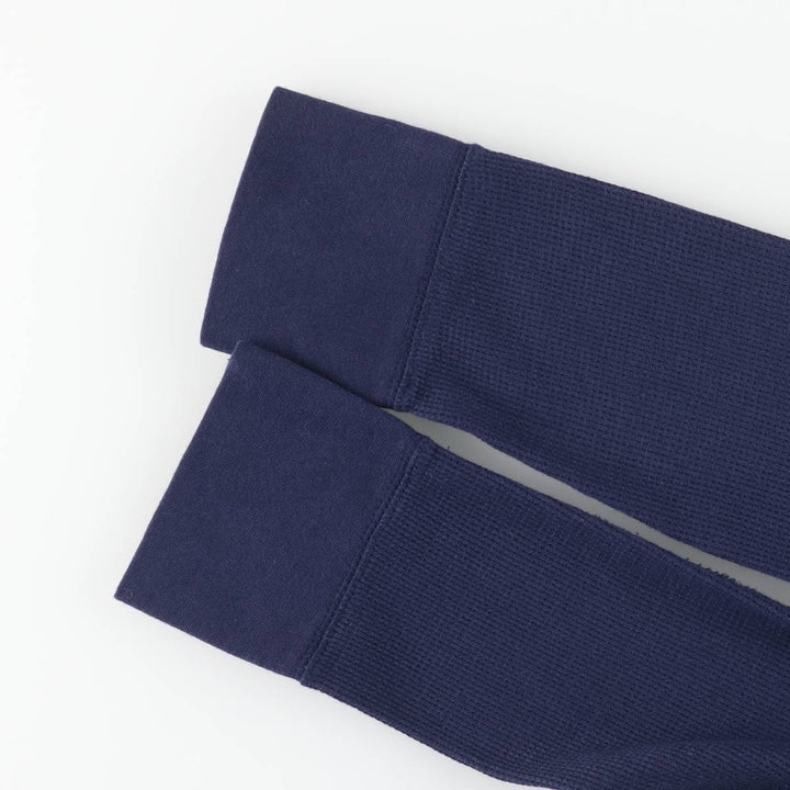 Ralph Lauren POLO RALPH LAUREN long-sleeved long dress, women's size M cotton navy blue type Vintage Second Hand