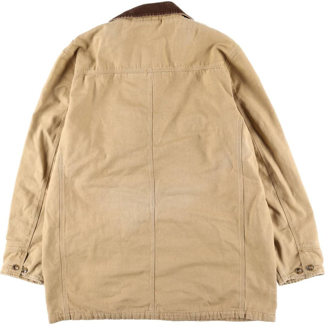 Eddie Bauer Hunting Jacket, Men's XL cotton Beige type Vintage Second Hand