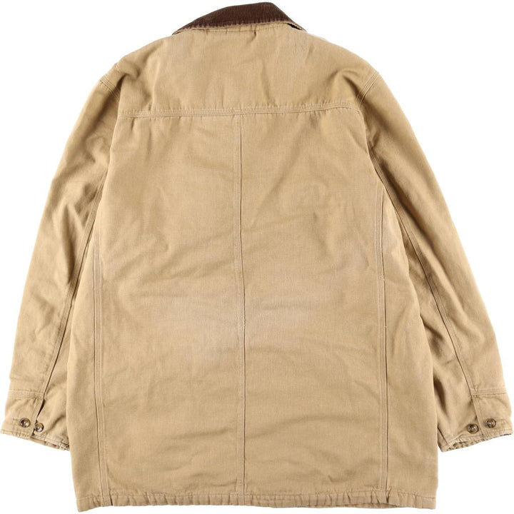 Eddie Bauer Hunting Jacket, Men's XL cotton Beige type Vintage Second Hand