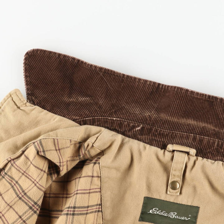Eddie Bauer Hunting Jacket, Men's XL cotton Beige type Vintage Second Hand