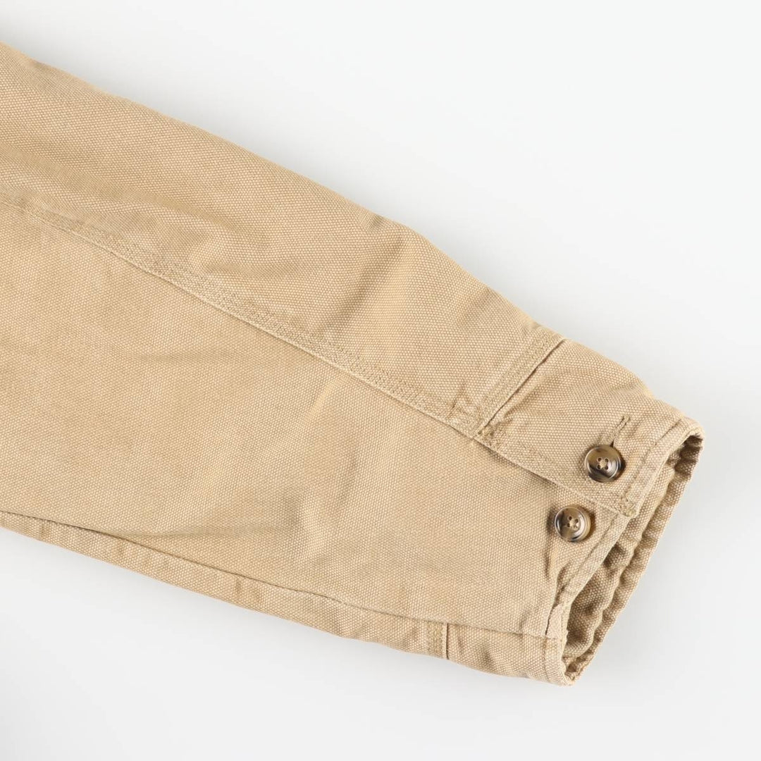 Eddie Bauer Hunting Jacket, Men's XL cotton Beige type Vintage Second Hand