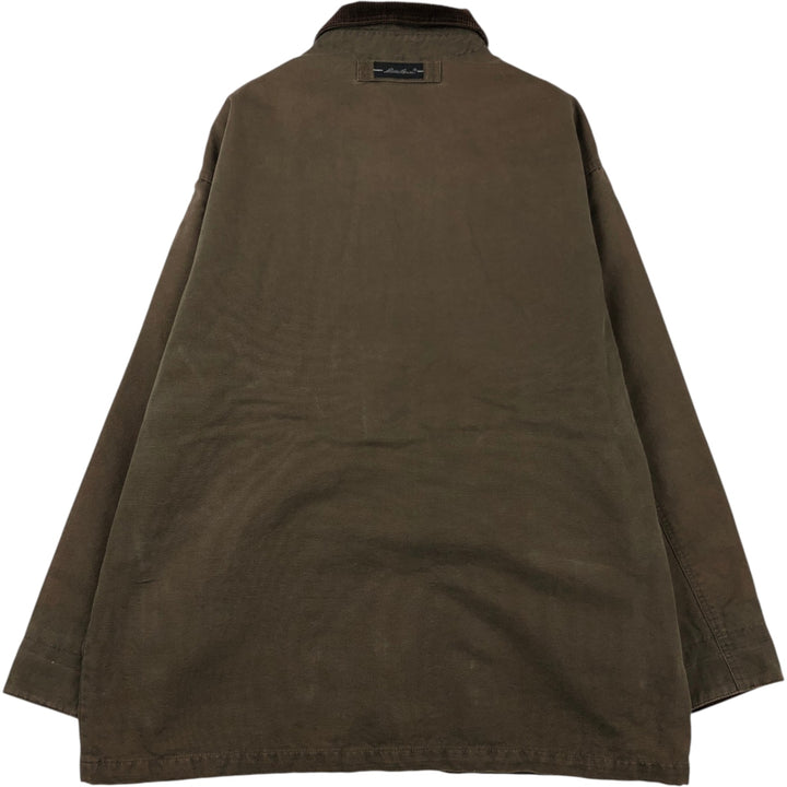 90s-00'S Eddie Bauer Hunting Jacket, Men's XL cotton brown type Vintage Second Hand