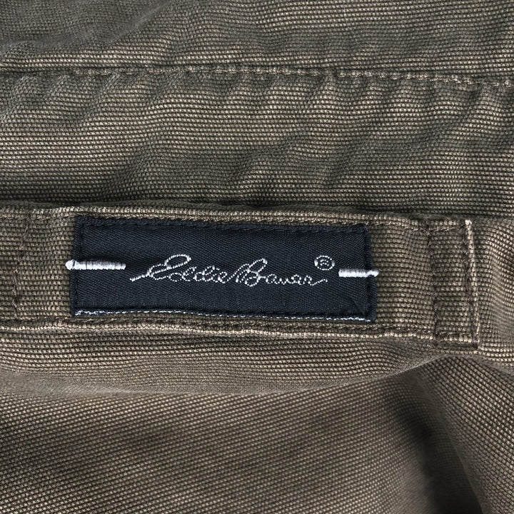 90s-00'S Eddie Bauer Hunting Jacket, Men's XL cotton brown type Vintage Second Hand