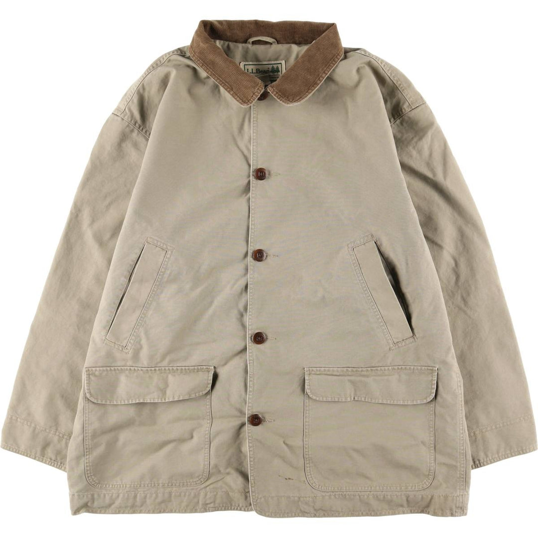 90s-00'S LLBean Hunting Jacket, Men's XXL cotton gray type Vintage Second Hand