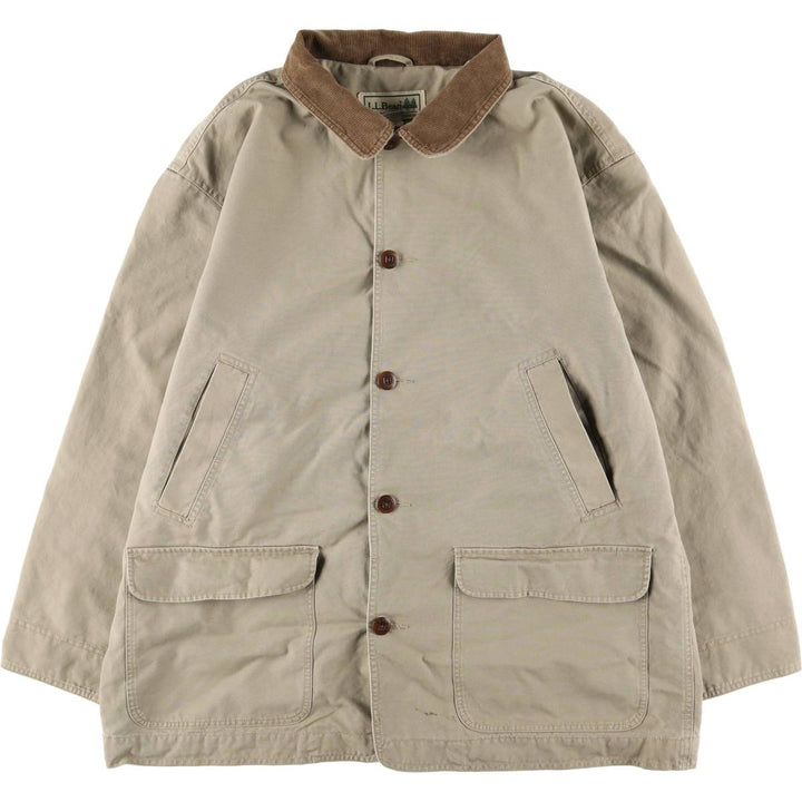 90s-00'S LLBean Hunting Jacket, Men's XXL cotton gray type Vintage Second Hand