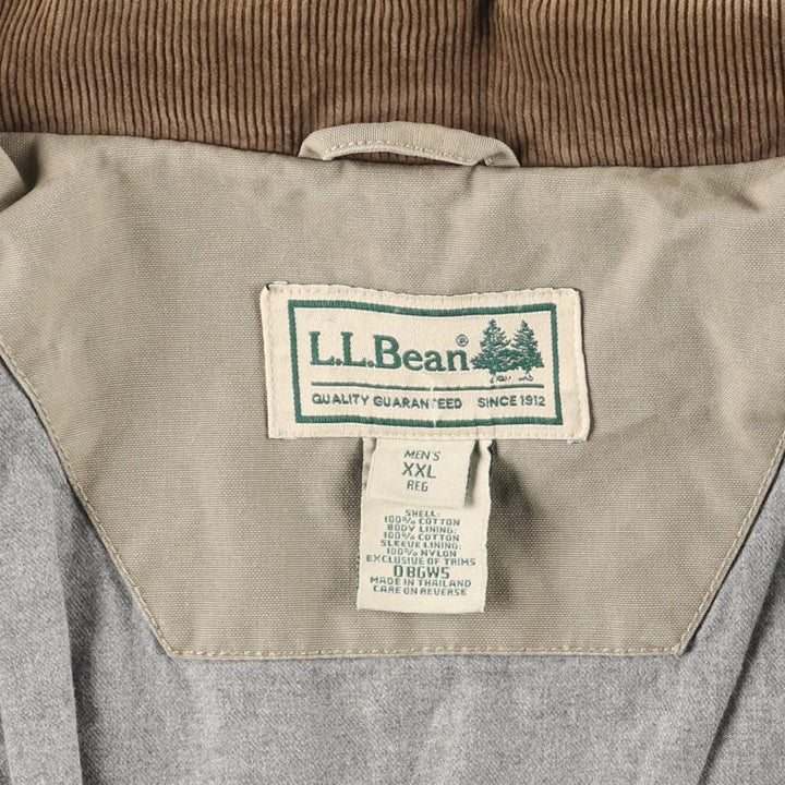 90s-00'S LLBean Hunting Jacket, Men's XXL cotton gray type Vintage Second Hand
