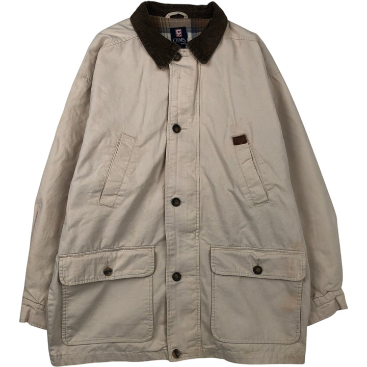 Ralph Lauren Chaps hunting jacket, men's size L cotton Beige type Vintage Second Hand