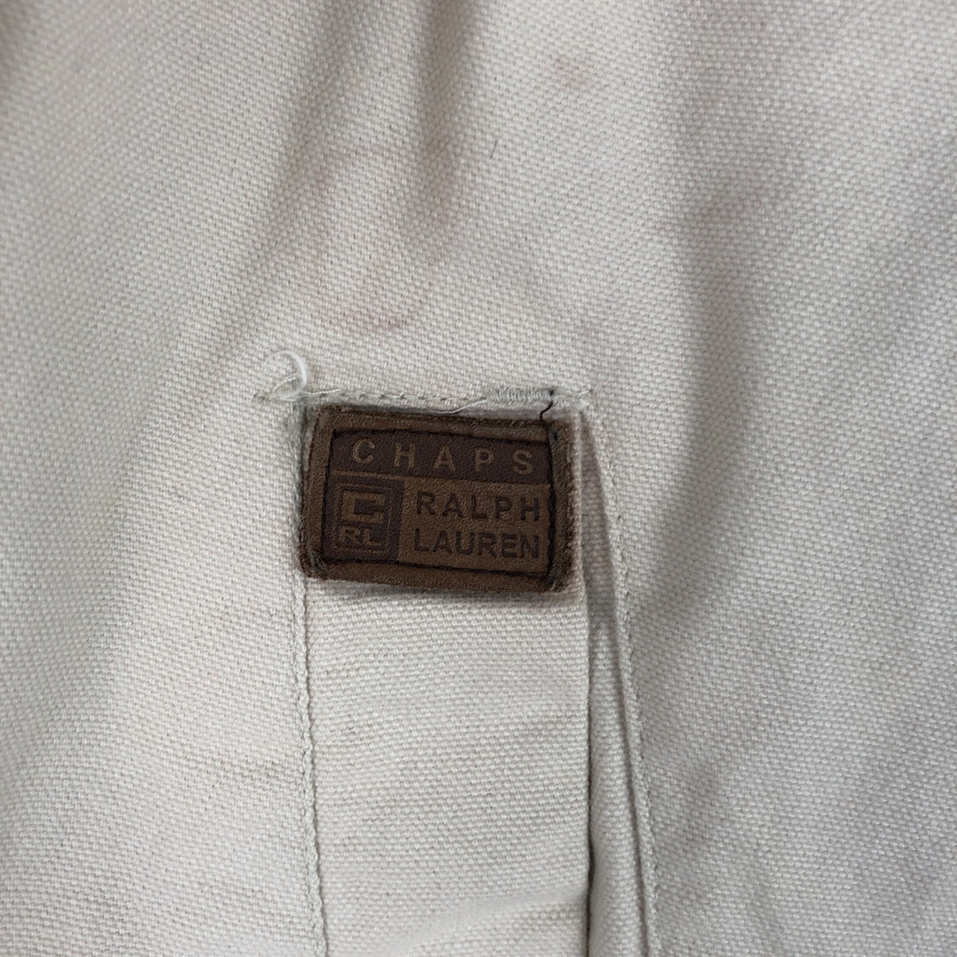 Ralph Lauren Chaps hunting jacket, men's size L cotton Beige type Vintage Second Hand