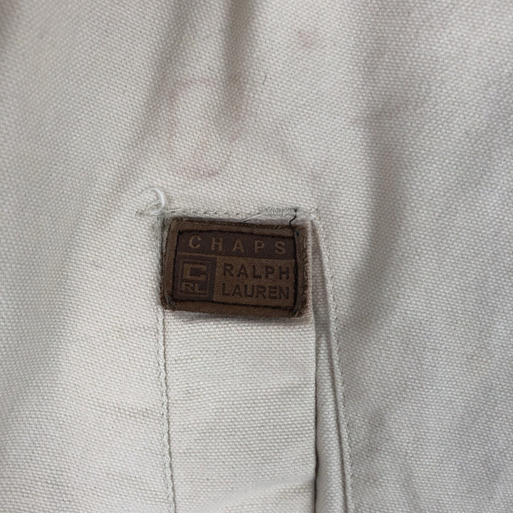 Ralph Lauren Chaps hunting jacket, men's size L cotton Beige type Vintage Second Hand