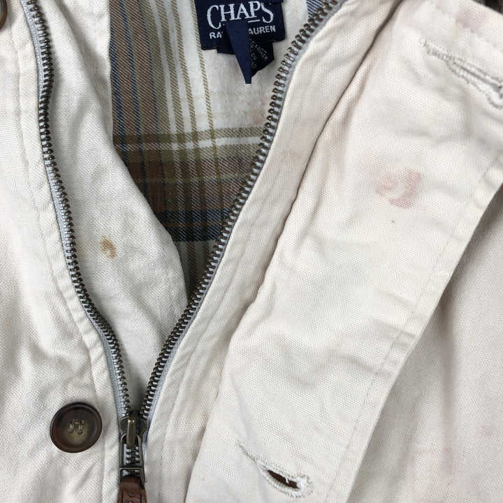 Ralph Lauren Chaps hunting jacket, men's size L cotton Beige type Vintage Second Hand