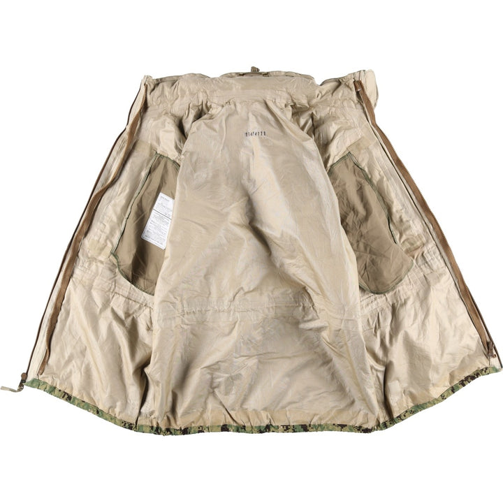 Authentic US military camouflage pattern military Gore-Tex parka, made in the USA, MEDIUM-REGULAR, equivalent to men's size M Nylon Khaki type Vintage Second Hand