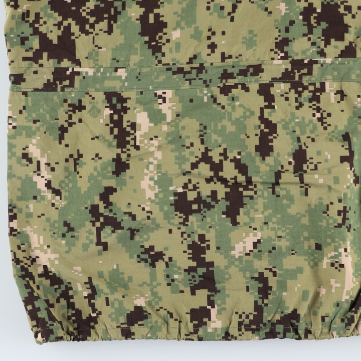 Authentic US military camouflage pattern military Gore-Tex parka, made in the USA, MEDIUM-REGULAR, equivalent to men's size M Nylon Khaki type Vintage Second Hand