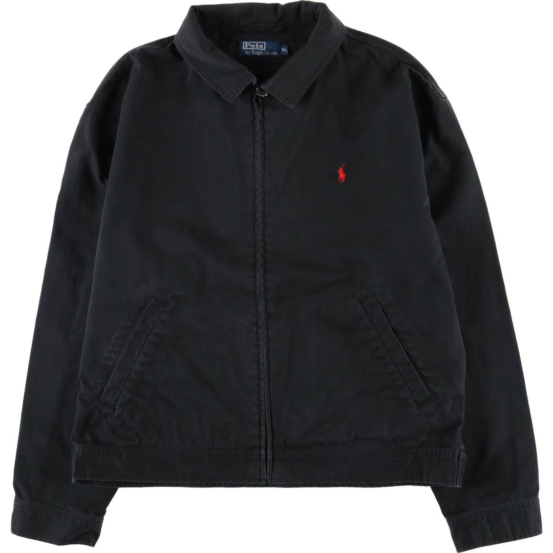 Ralph Lauren POLO by Ralph Lauren Swing Top Sports Jacket Men's XL cotton black type Vintage Second Hand