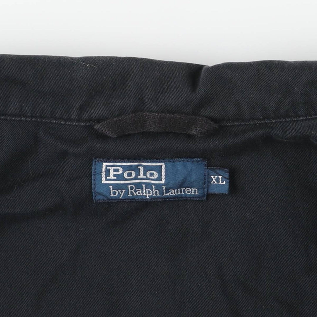 Ralph Lauren POLO by Ralph Lauren Swing Top Sports Jacket Men's XL cotton black type Vintage Second Hand