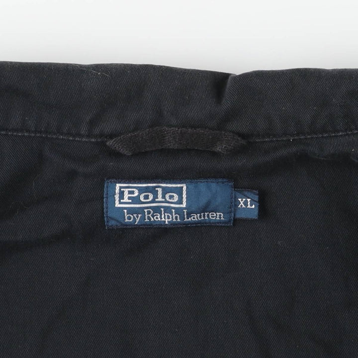 Ralph Lauren POLO by Ralph Lauren Swing Top Sports Jacket Men's XL cotton black type Vintage Second Hand