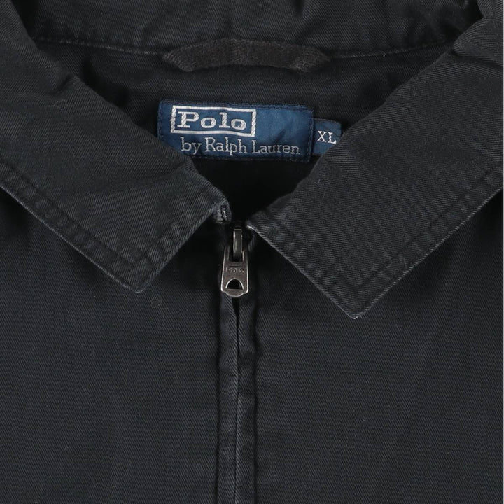 Ralph Lauren POLO by Ralph Lauren Swing Top Sports Jacket Men's XL cotton black type Vintage Second Hand