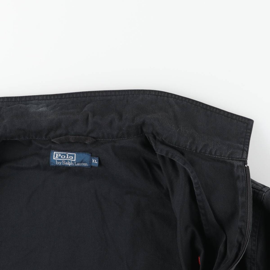 Ralph Lauren POLO by Ralph Lauren Swing Top Sports Jacket Men's XL cotton black type Vintage Second Hand
