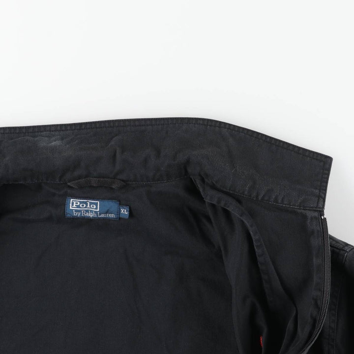 Ralph Lauren POLO by Ralph Lauren Swing Top Sports Jacket Men's XL cotton black type Vintage Second Hand