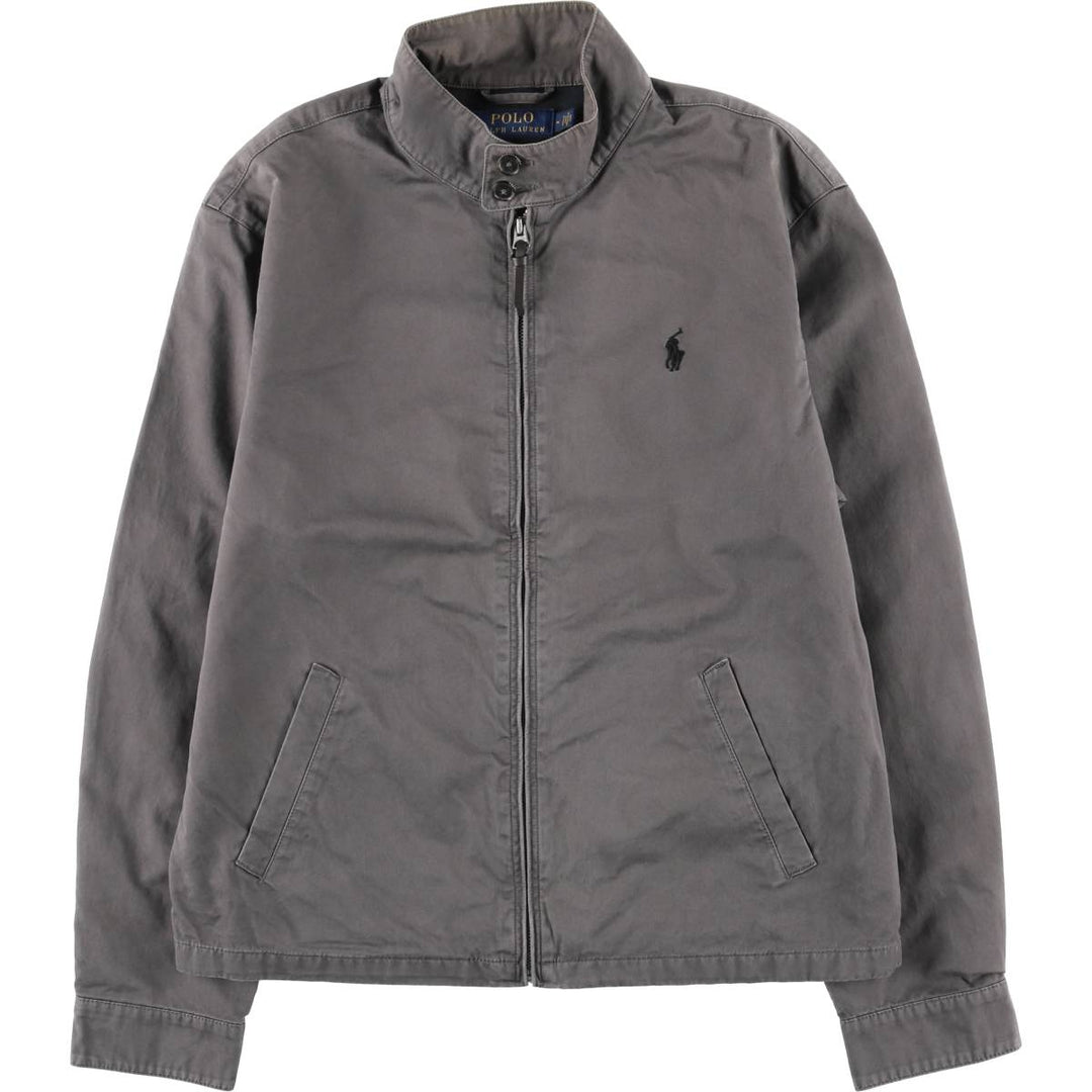 Ralph Lauren POLO RALPH LAUREN Harrington Jacket Swing Top Men's M cotton gray type Vintage Second Hand