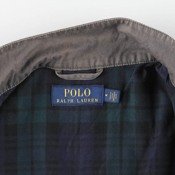 Ralph Lauren POLO RALPH LAUREN Harrington Jacket Swing Top Men's M cotton gray type Vintage Second Hand