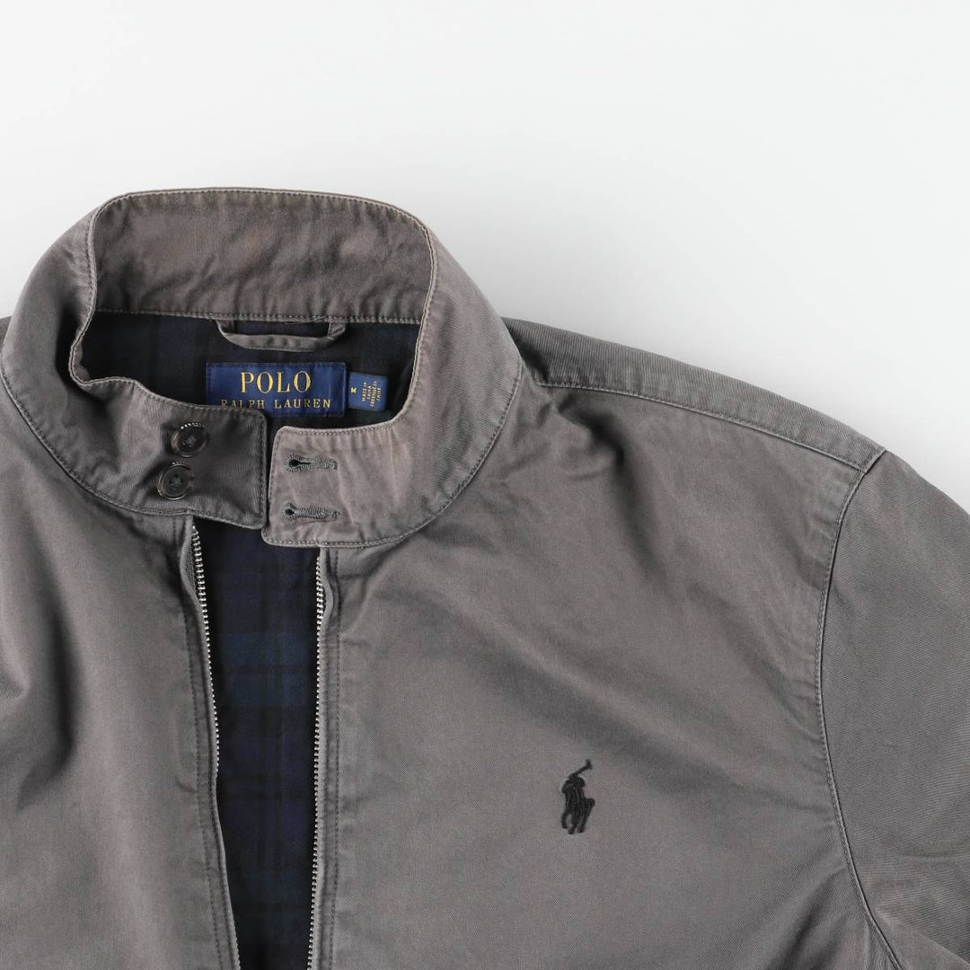 Ralph Lauren POLO RALPH LAUREN Harrington Jacket Swing Top Men's M cotton gray type Vintage Second Hand