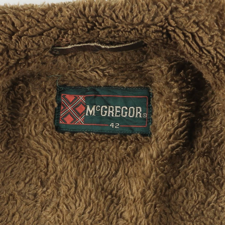 Vintage 1970'S McGREGOR corduroy jacket, size L, men's unclear brown type Vintage Second Hand