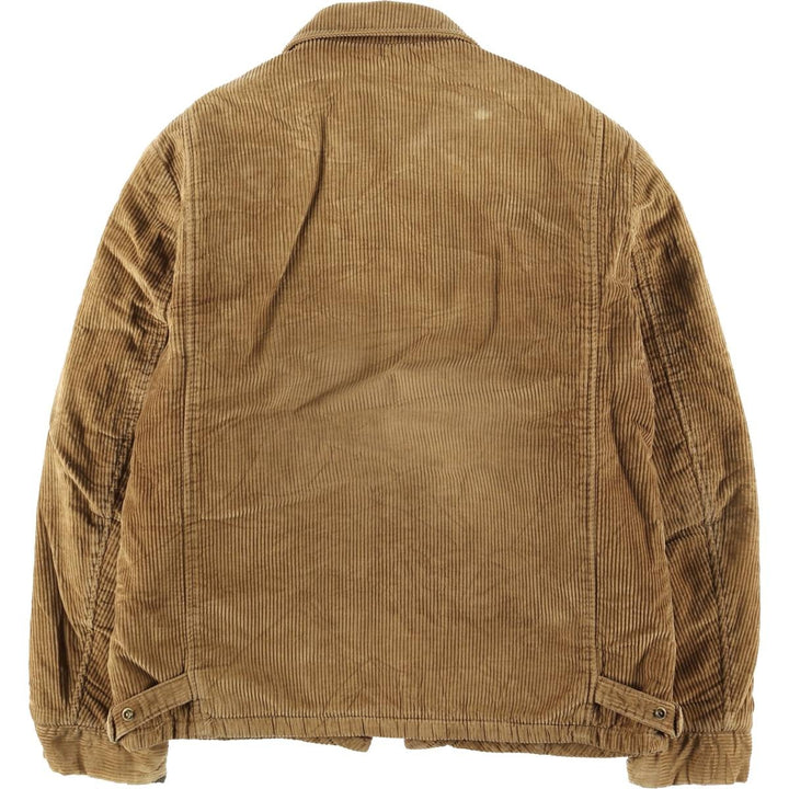 Vintage 1950'S UNKNOWN corduroy boa jacket, size S, men's unclear brown type Vintage Second Hand