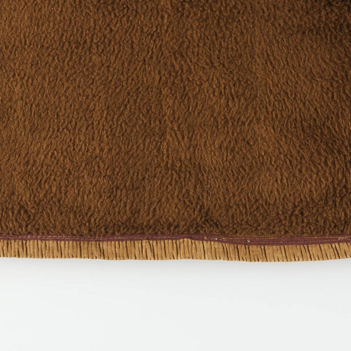 Vintage 1950'S UNKNOWN corduroy boa jacket, size S, men's unclear brown type Vintage Second Hand