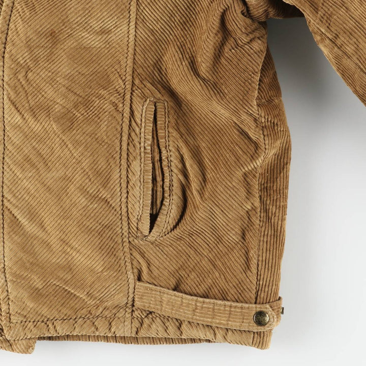 Vintage 1950'S UNKNOWN corduroy boa jacket, size S, men's unclear brown type Vintage Second Hand