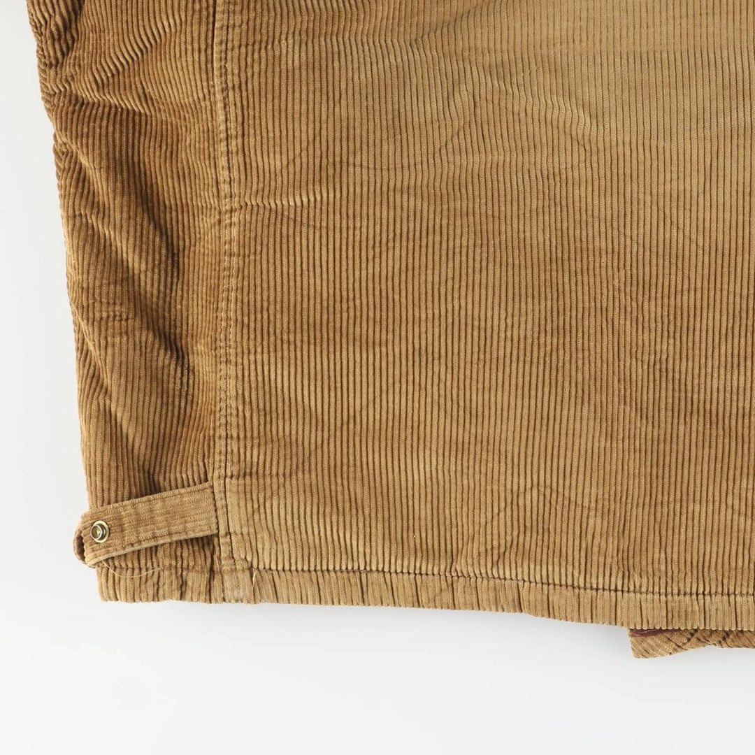 Vintage 1950'S UNKNOWN corduroy boa jacket, size S, men's unclear brown type Vintage Second Hand