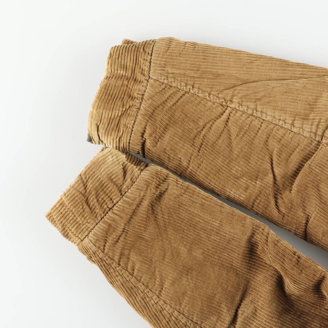 Vintage 1950'S UNKNOWN corduroy boa jacket, size S, men's unclear brown type Vintage Second Hand