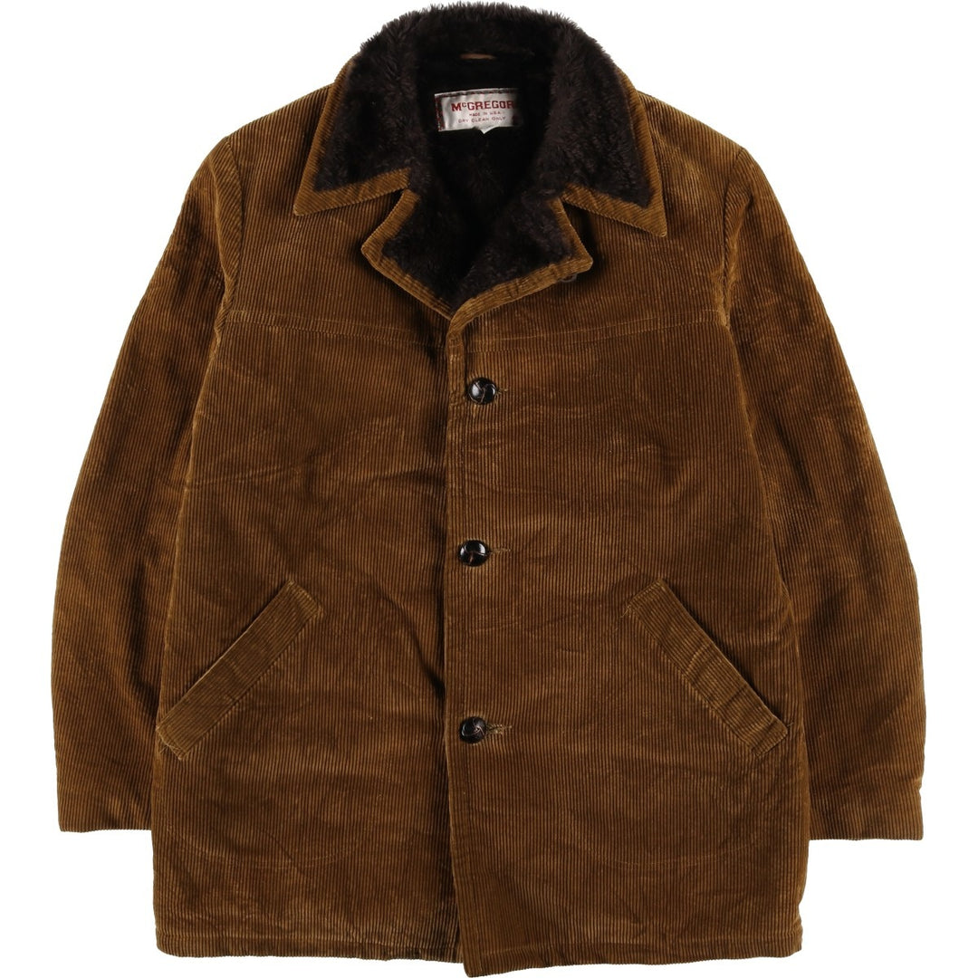 McGREGOR Vintage Corduroy Jacket, Made in USA, Men's XL unclear brown type Vintage Second Hand