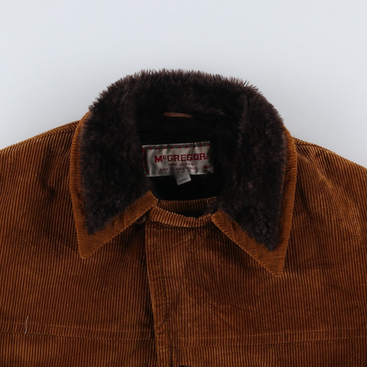 McGREGOR Vintage Corduroy Jacket, Made in USA, Men's XL unclear brown type Vintage Second Hand