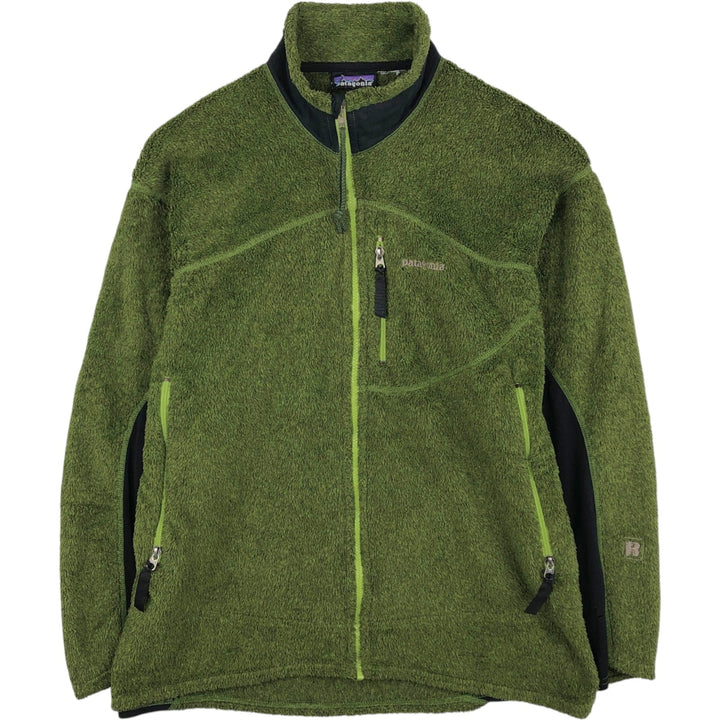 Patagonia Regulator R2 Fleece Jacket, Men's XL unclear green type yellow green Vintage Second Hand