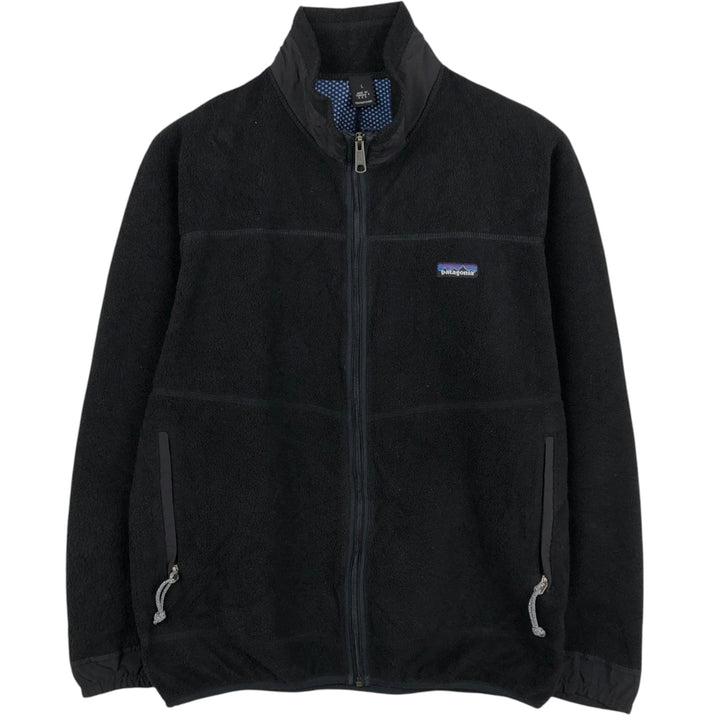 2000'S Patagonia Zip-Up Fleece Sweater Jacket (703520F6), Made in the USA, Men's Size L polyester black type Vintage Second Hand