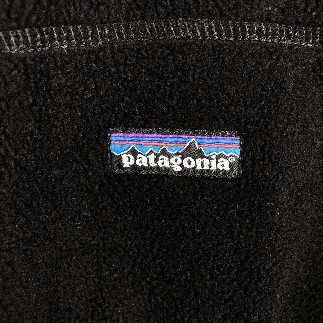 2000'S Patagonia Zip-Up Fleece Sweater Jacket (703520F6), Made in the USA, Men's Size L polyester black type Vintage Second Hand